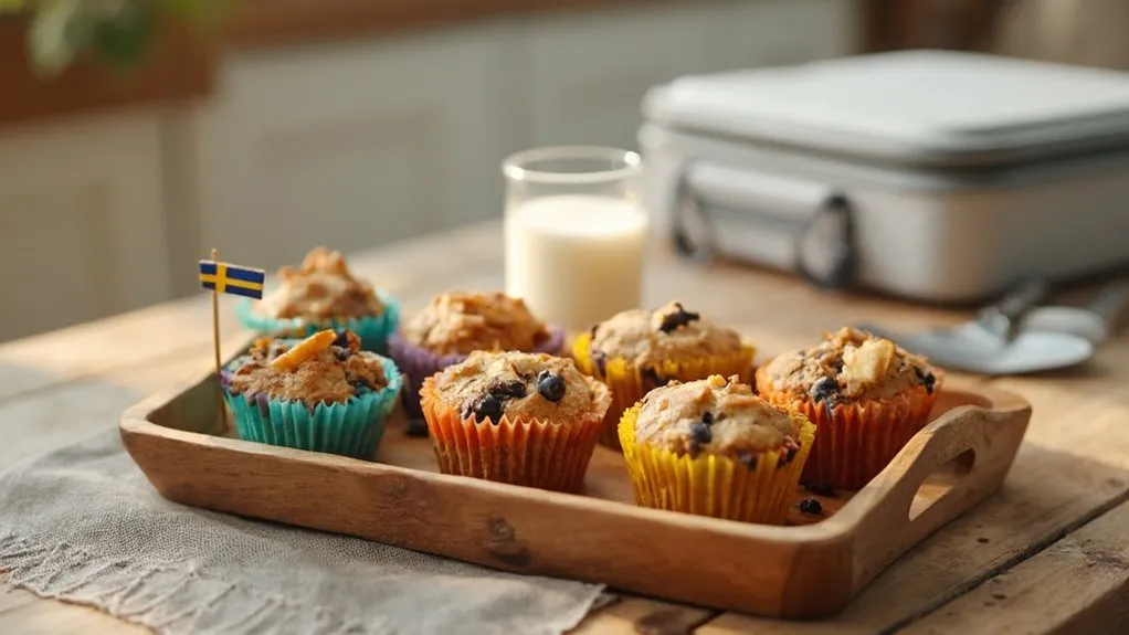 förbered hälsosamma muffins
