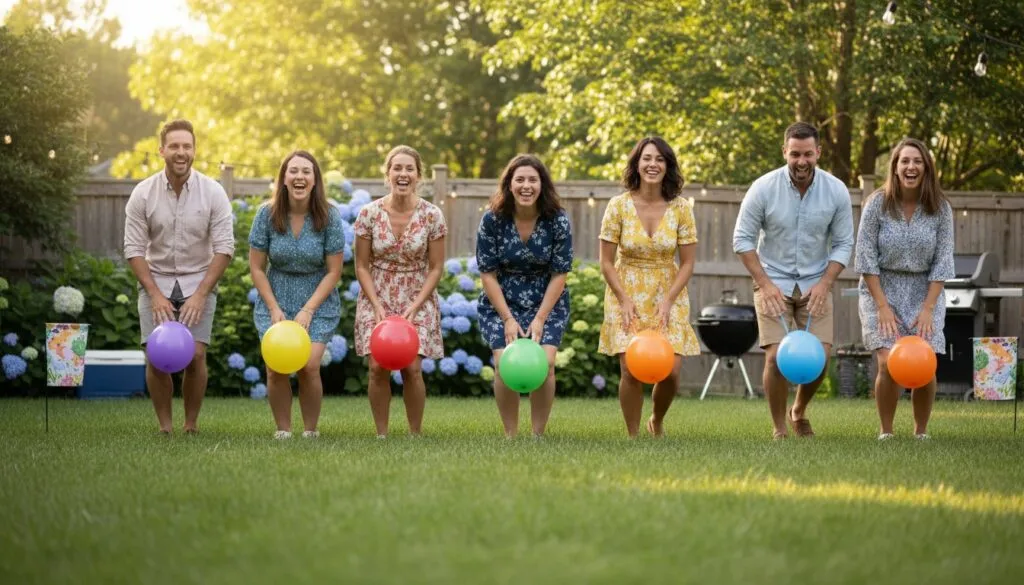 Genomför ballongrace lek bäst i test