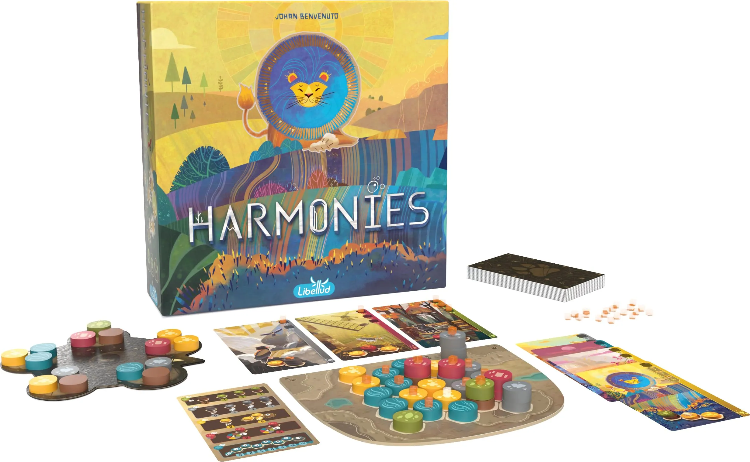 Brädspelet Harmonies — årets vuxenspel 2025.