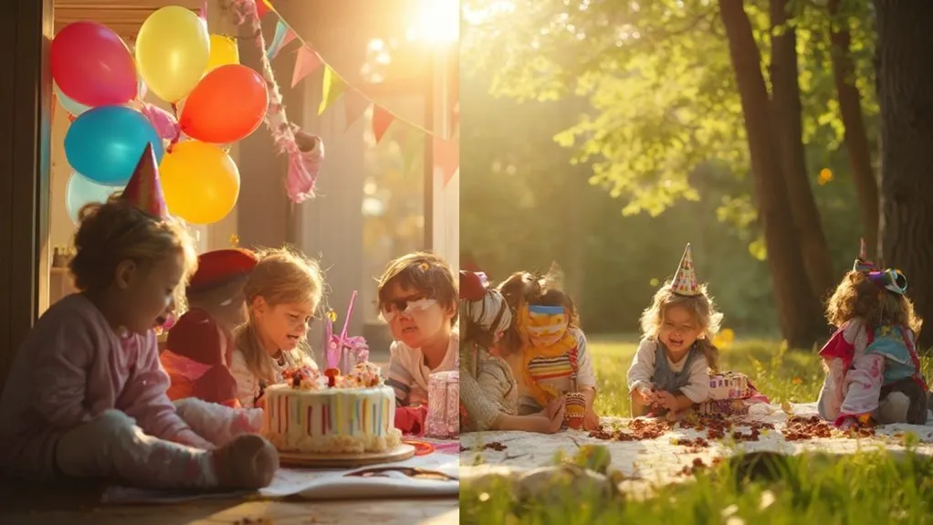 birthday party vs outing
