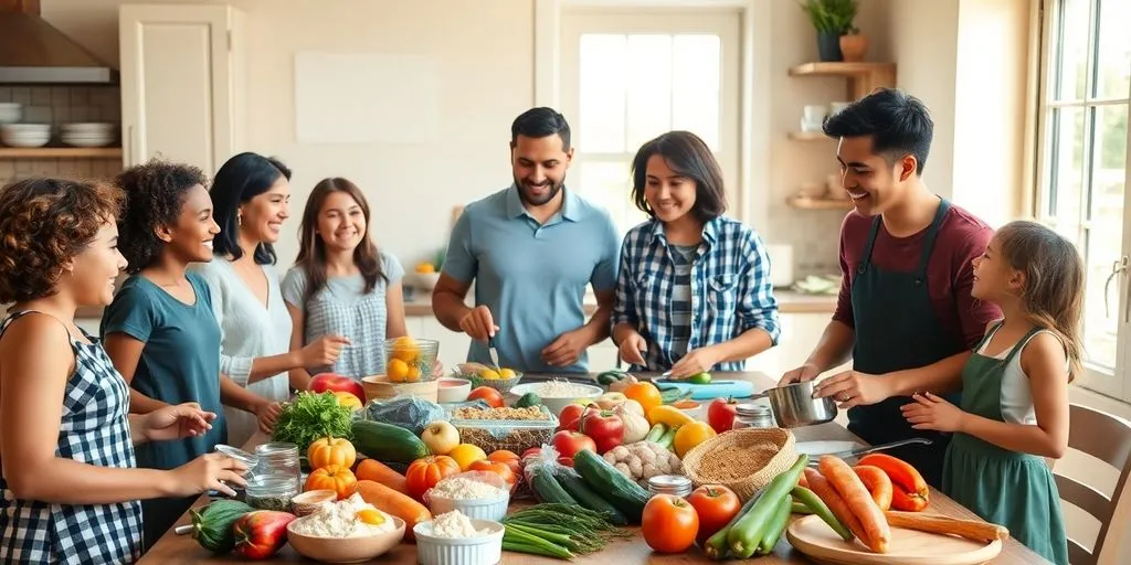 Familj, mat, glädje, kök, planering, besparingar